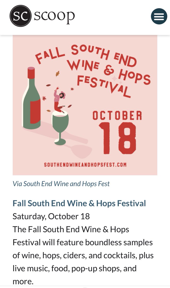 Thank you <a href="/scoopcharlotte/">scoopcharlotte</a> for giving the scoop about our festival 🙌