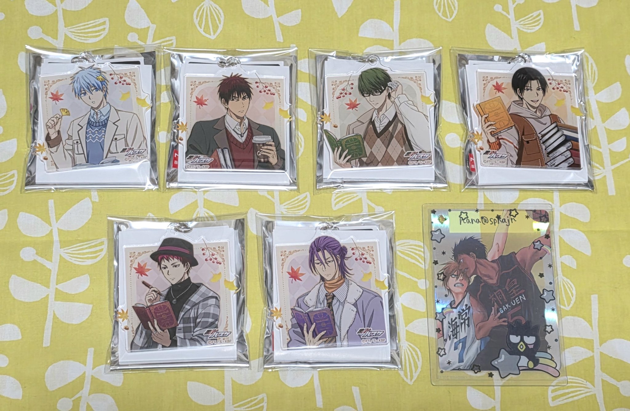 Y*U様 黒子のバスケ　ツリビレ　特典　ポストカード 7枚セット テレビ局公式ショップ ツリービレッジ on X: 