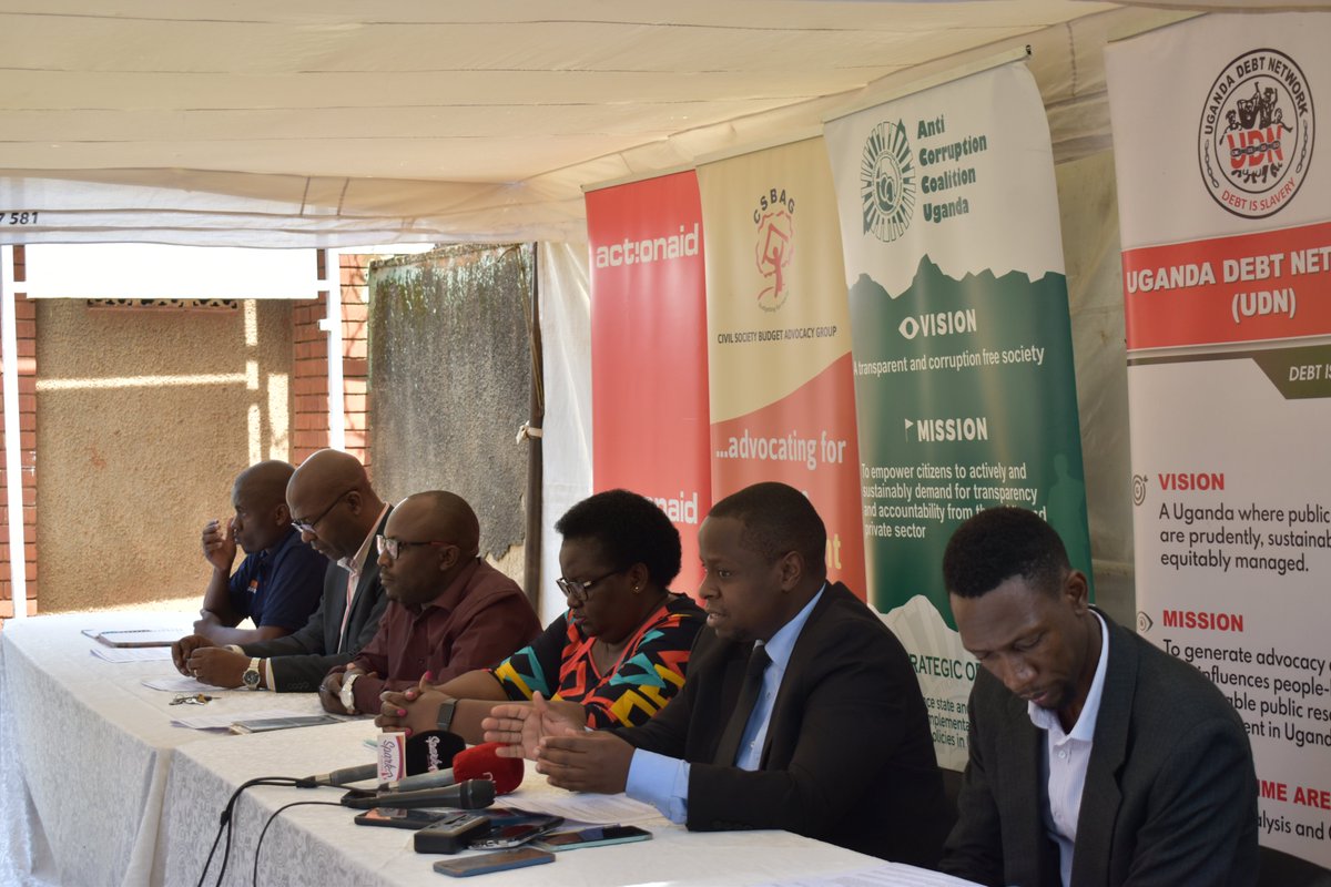 Today, together with <a href="/AcfimAfrica/">ACFIM</a>, <a href="/ugandadebtnet/">Uganda Debt Network</a>, <a href="/CSBAGUGANDA/">CSBAG (csbag.org)</a>, <a href="/tiuganda1/">Transparency International Uganda</a> and <a href="/actionaiduganda/">ActionAid International Uganda</a>, we have held a press conference.