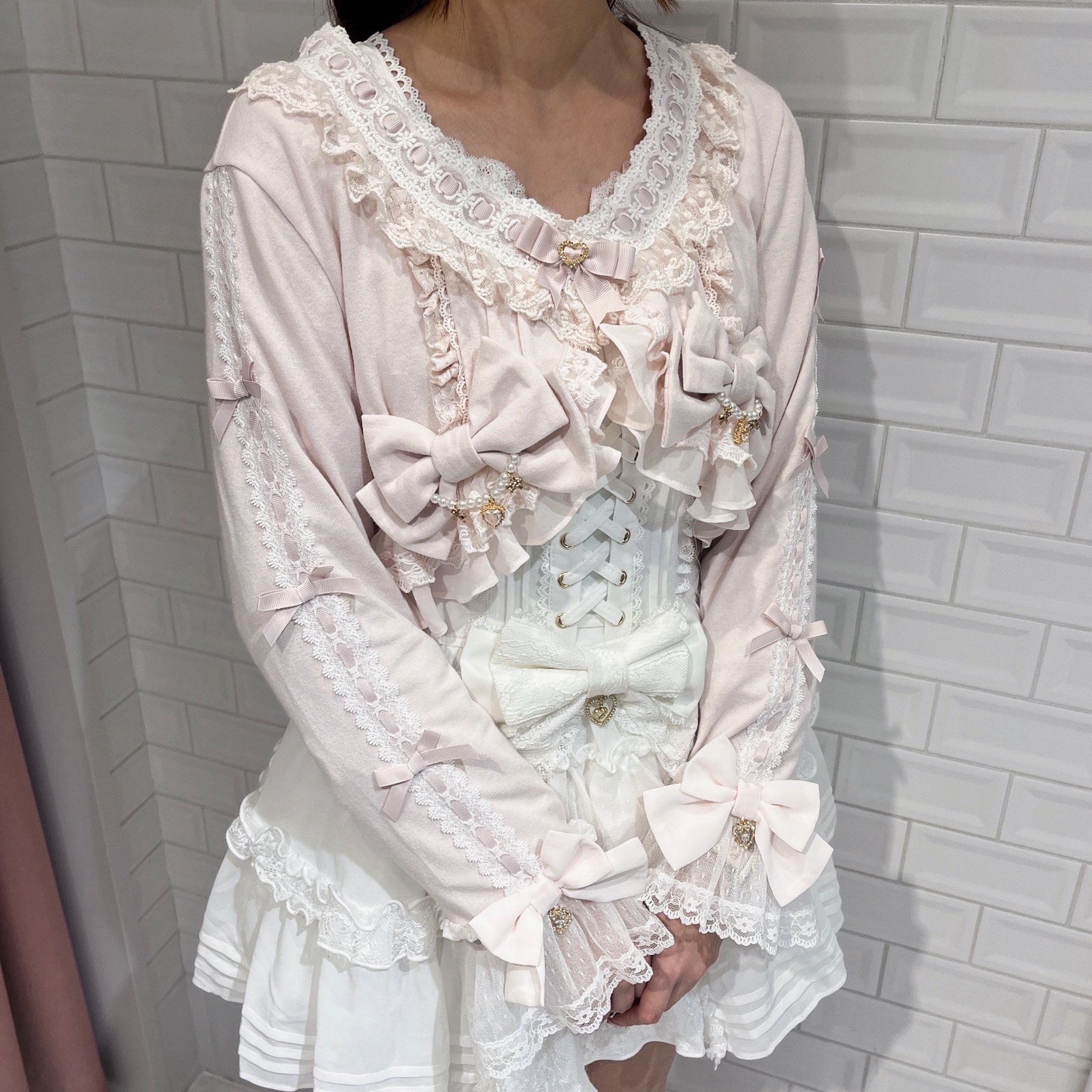 『LIZLISA』フリルレースボレロカーディガン フリルレースボレロカーディガン ｜ LIZ LISA（リズリサ）公式