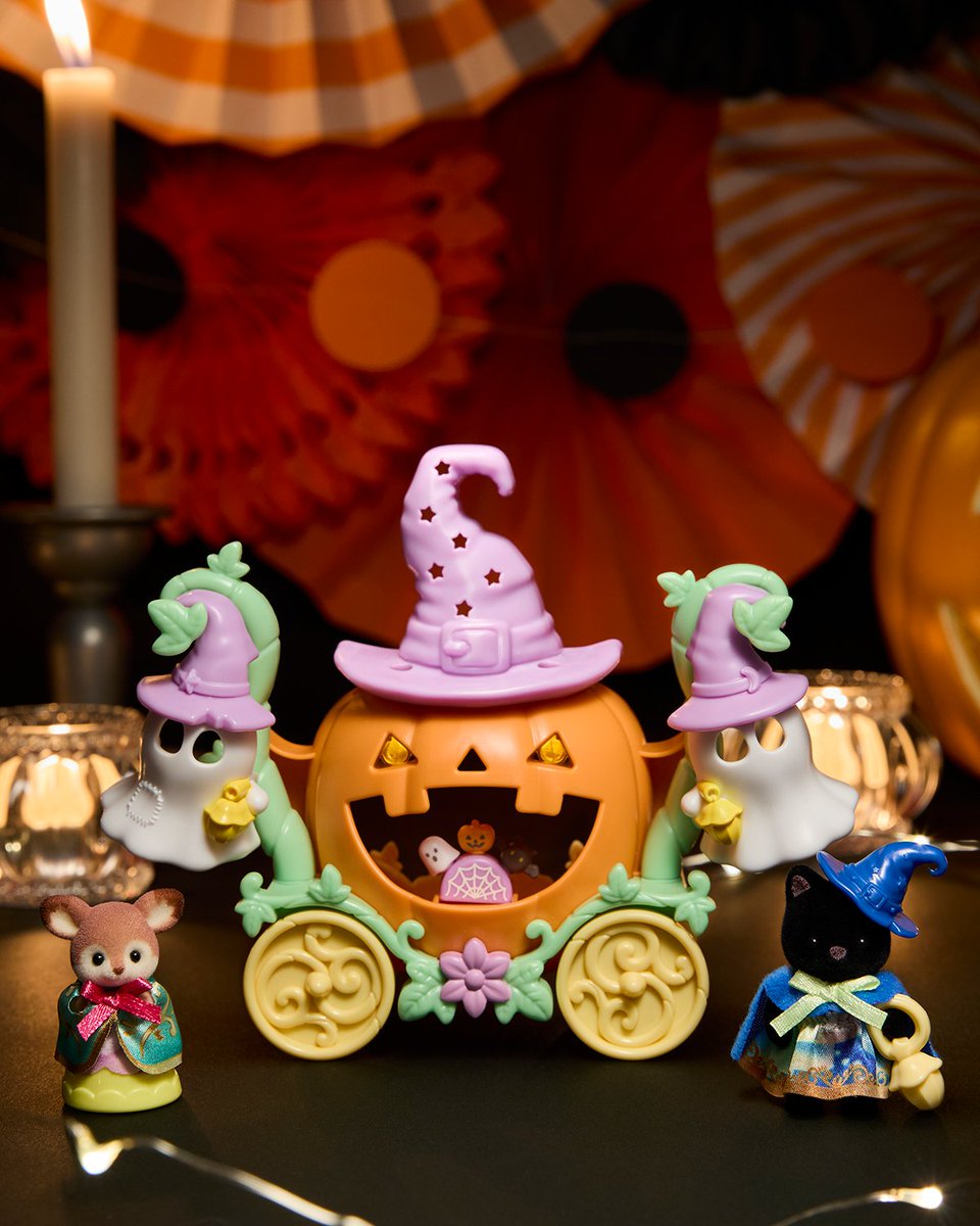今月末はハロウィン🎃 『ハロウィンおばけとかぼちゃの馬車セット』を