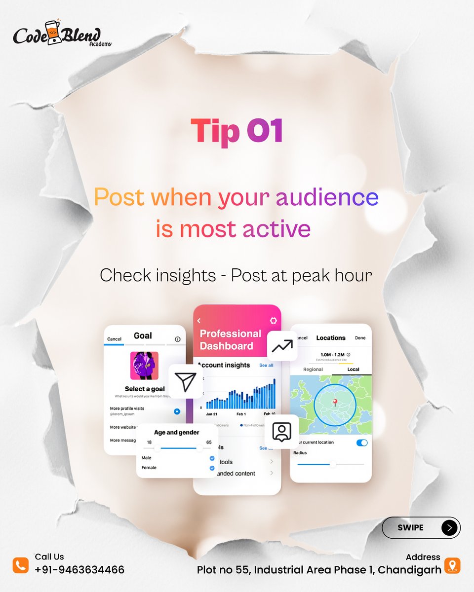 CodeblendA's tweet image. Want to boost your Instagram reach? Try these 3 simple hacks today and see your growth soar! 🚀
Follow @CodeblendA for more tips!
[Instagram growth, reach tips, social media strategy, content hacks, audience engagement]

#InstagramGrowth #InstagramReach #SocialMediaTips