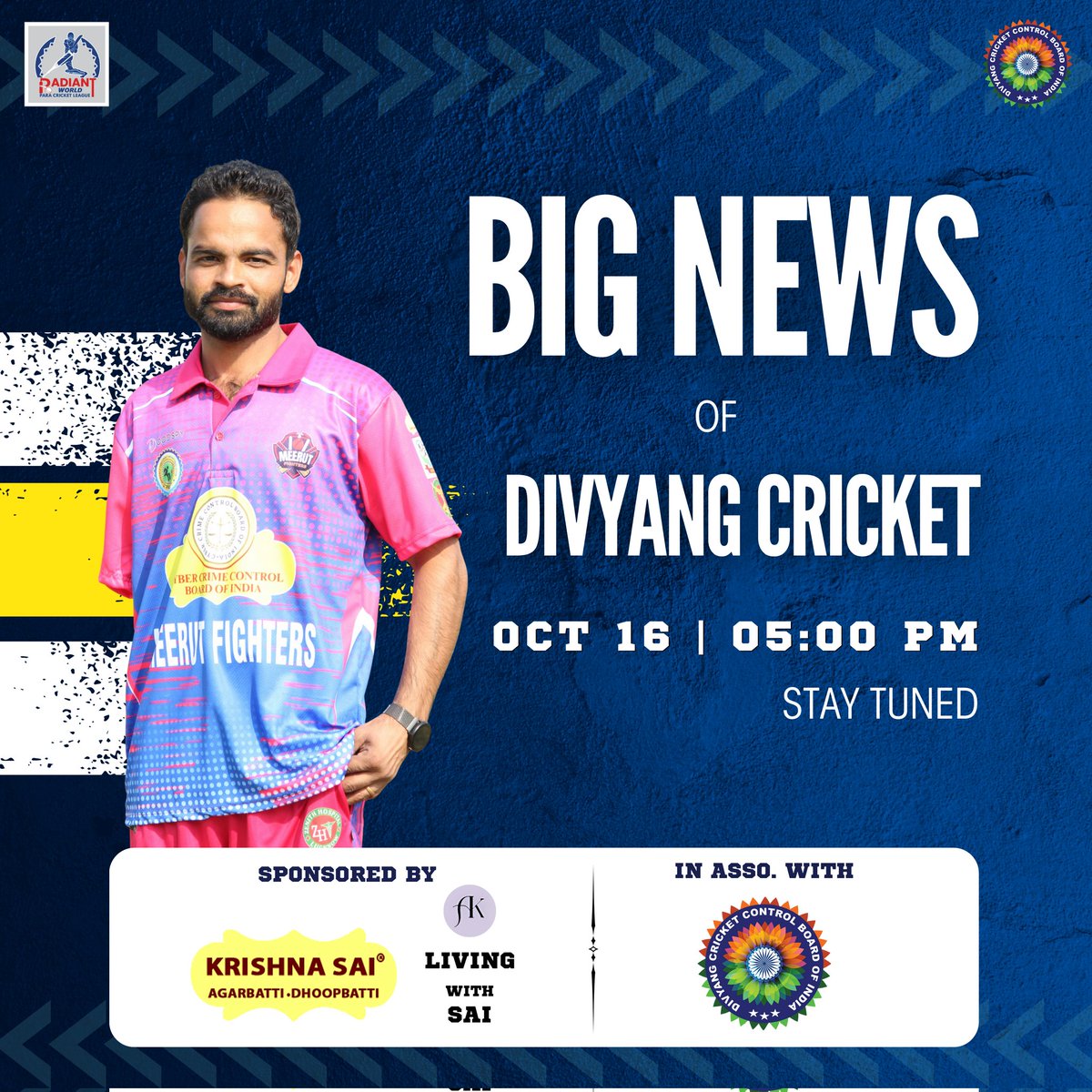 wpcl2025's tweet photo. Big News of Divyang Cricket 
Oct 16 | 05:00 pm

#DivyangCricket #DisabilityCricket #InclusiveCricket #ParaCricket #Cricket #CricketForAll https://t.co/Rr4iaPjiEo