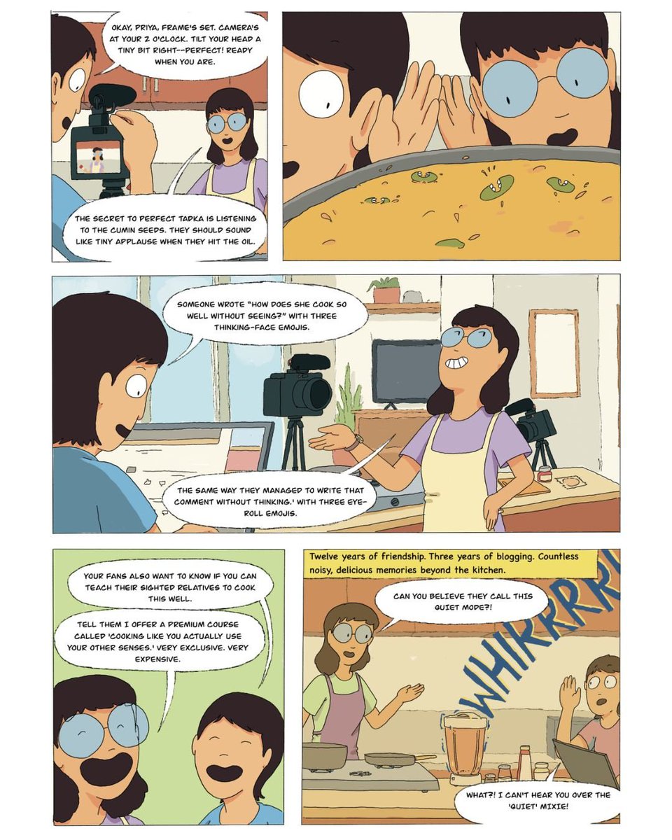 DigiFuturesLab's tweet image. When does help become control? Latest #HumanintheLoop comic 'Soundmind' out now!
Meet Priya, a visually impaired food vlogger whose AI headset begins to filter discomfort & reshape her reality.
🔗 loop.digitalfutureslab.in/stories/soundm…
💭 Panel on AI, care & consent coming up soon!