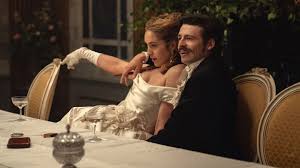 AnnesParkArch's tweet image. Lady Olivia Ardilaun at the time of her marriage in 1871,  and how she is portrayed in #HouseofGuinness. Daughter to the 3rd Earl of Bantry, she was married in Cork in the tradition of the bride to be married 'from home', not in Iveagh House as depicted in the show 1/2