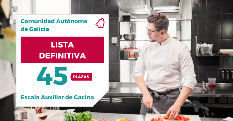 🔔 ¡Se publica la lista definitiva de las 45 plazas de Escala Auxiliar de Cocina de la Comunidad Autónoma de Galicia!

👉 Más información en: mad.es/oposiciones/17…