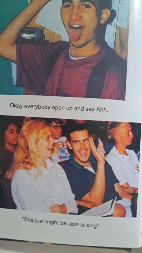 Got my 30 year high school reunion next month and in da GC I’m being bombarded with old pics of me bein da shadiest of bitches 😹