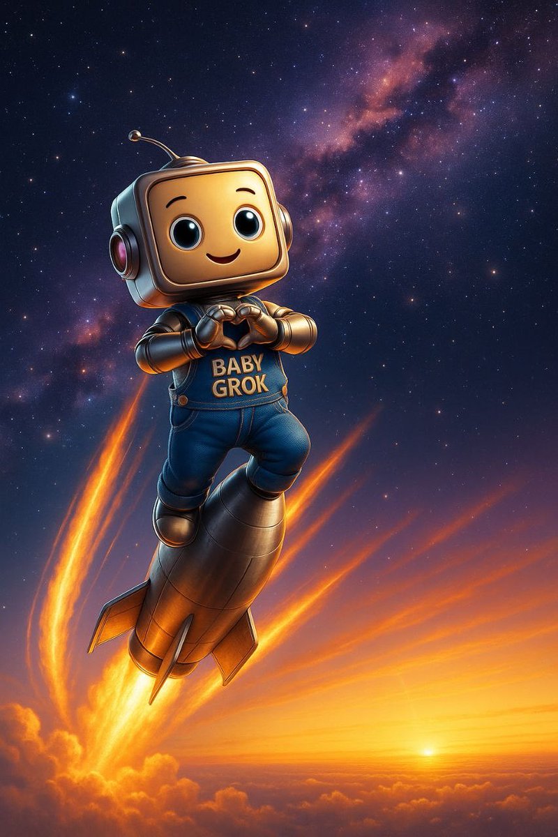 Baby Grok is coming soon and it’ll be the only AI for our kids and future generations. 

We share our enthusiasm for Baby Grok here in our community and we’re memeing the whole experience

Excited for the future in so many ways.