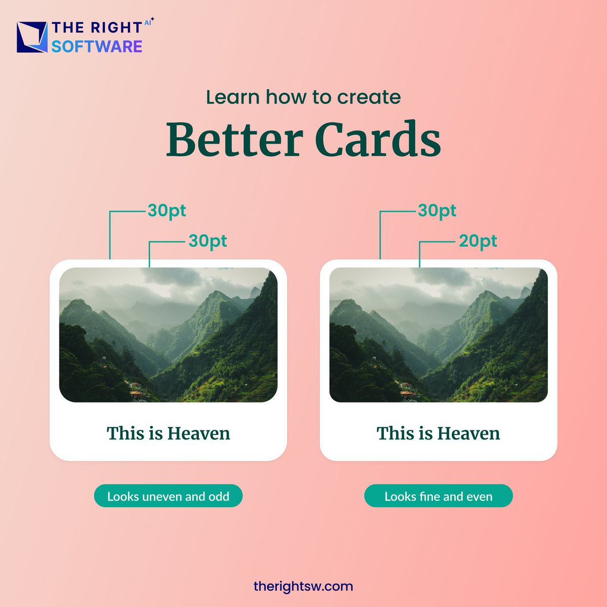 TheRightSW's tweet image. If your design feels wrong, you’re probably making a spacing mistake. 
That little detail = lost trust. Fix it now

#design #GraphicDesign #Branding #DesignHack #VisualTips