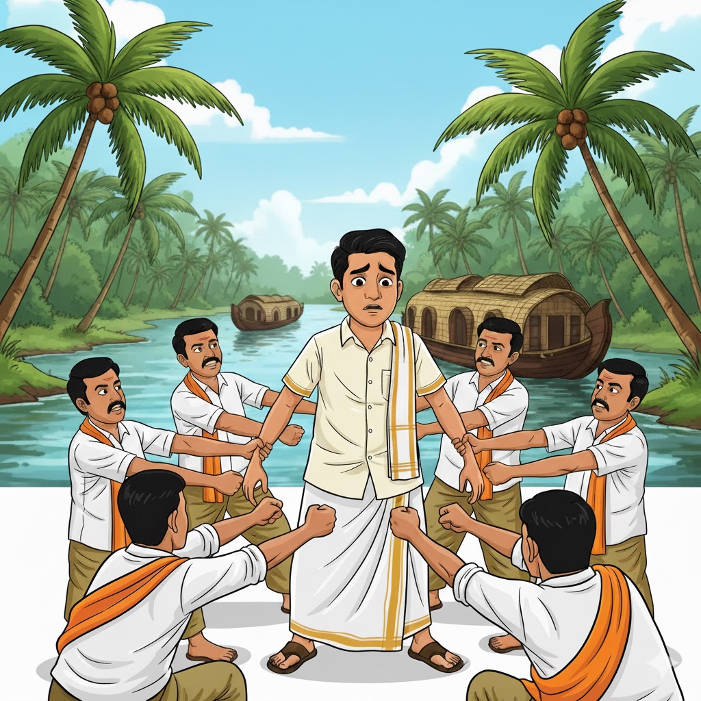 पहले 'नारंगी खटमलों' के दौर में 'बेटी बचाओ' का शोर था, अब केरल कांड के बाद 'लौंडे बचाओ'.....🤔🤔