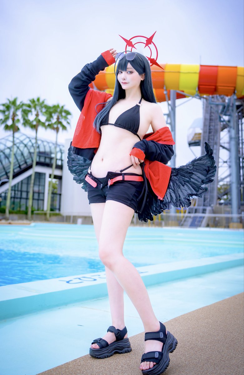 ブルアカ 仲正イチカ 水着 コスプレ 仲正イチカ #仲正一花 #ブルアカ #ブルーアーカイブ #コスプレ