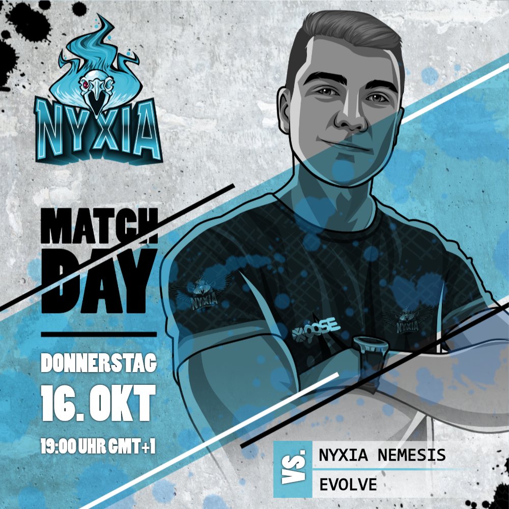 Keine Evolution ohne Revolution! Heute Abend ist unser Team Nemesis am Start.

🆚 EVOLVE
📺 twitch.tv/knxvilleONE
⏰ 16.10. - 19:00 Uhr

Let's GO #NYXIA 💪 
Ab in den Chat mit den Ultras 🥳

#cs2 #counterstrike #dachcs