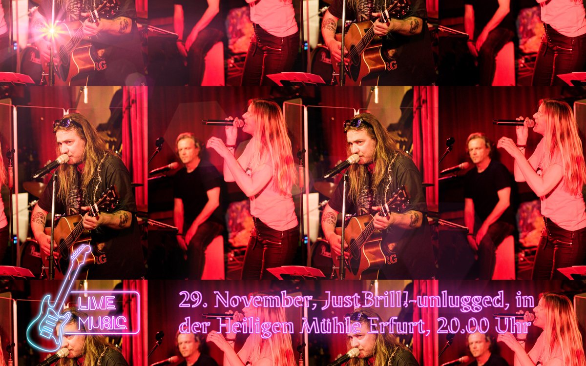 Stephanie Brill (@steffibrill) on Twitter photo 29.11.25: Live in der Heiligen Mühle Erfurt.
Plätze reservieren unter Tel.: 0160/95178182,
E-Mail: J-Naue@heiligenmuehle.de 29.11.25: Live in der Heiligen Mühle Erfurt.
Plätze reservieren unter Tel.: 0160/95178182,
E-Mail: J-Naue@heiligenmuehle.de