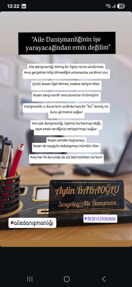 Aile danışmanlığı bazen yeniden başlamayı  bazen de saygıyla vedalaşmayı mümkün kılar. Ama her iki durumda da sizi belirsizlikten kurtarır.... #ailedanışmanlığı