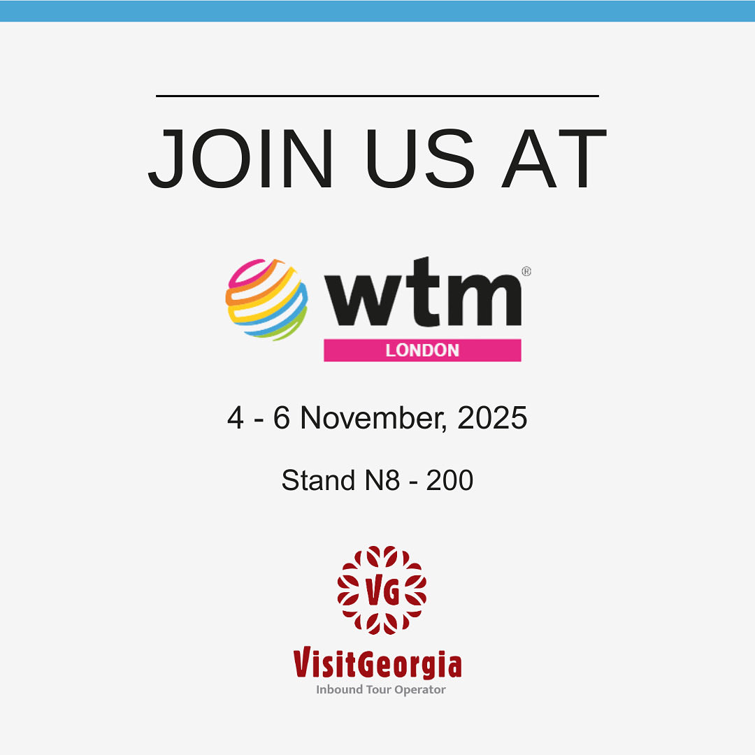 ✈️🤝 VisitGeorgia is going to participate in WTM London 2025! 🌍
📍 Find us at Stand N8 – 200.
#wtmlondon #visitgeorgia #travelindustry #travelshow