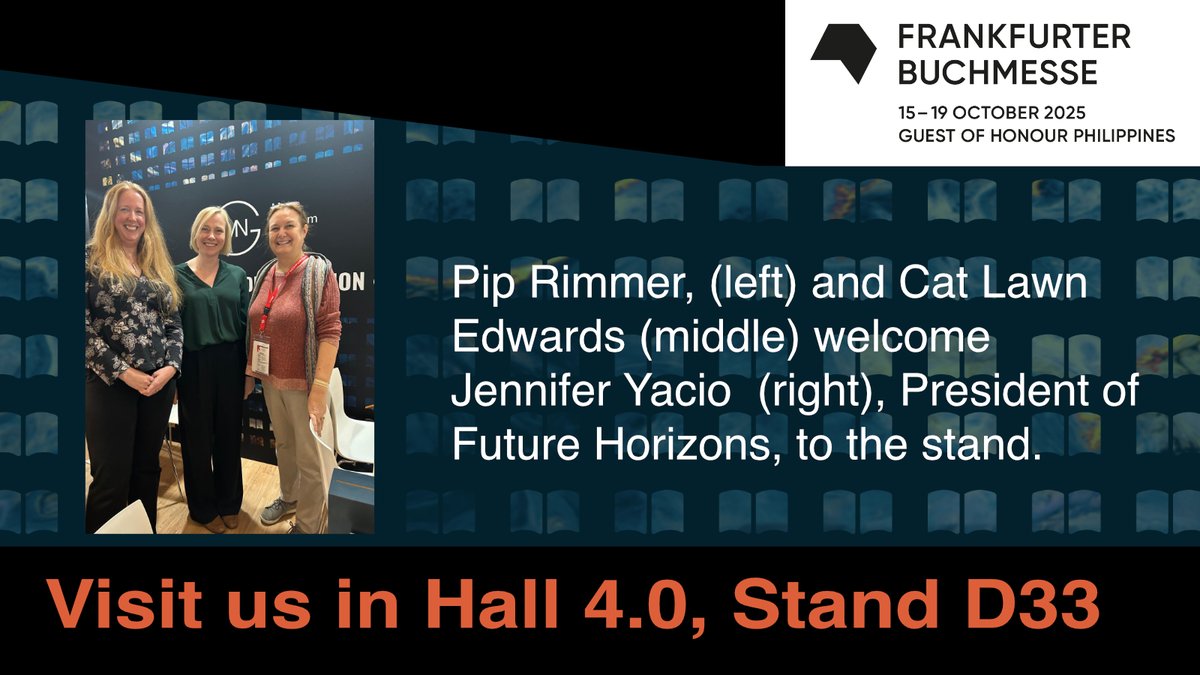 Day two of #fbm25 is underway!

A highlight of this morning has been welcoming Jennifer Gilpin Yacio, President of <a href="/fhautism/">Future Horizons</a>, to our stand.

Future Horizons is a world leader in publications on autism.

#FrankfurtBookFair2025 #FBF25