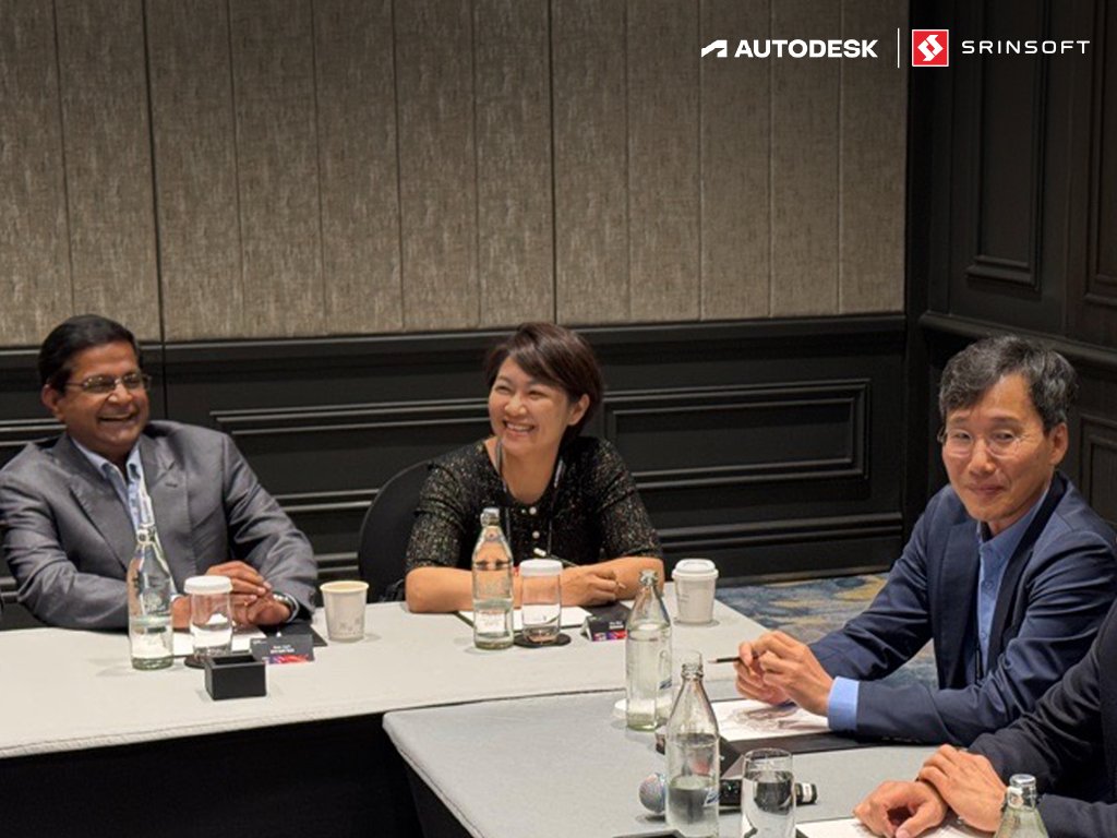 SrinSofttech's tweet photo. AECO Day at the Autodesk Partner Leadership Summit APAC was packed with insights, ideas, and inspiration.

Our team joined industry leaders to explore what’s next for AECO—driving innovation through collaboration and technology. 

#srinsoft #AECOday #AutodeskAPAC #Summit https://t.co/ifN0uTr546