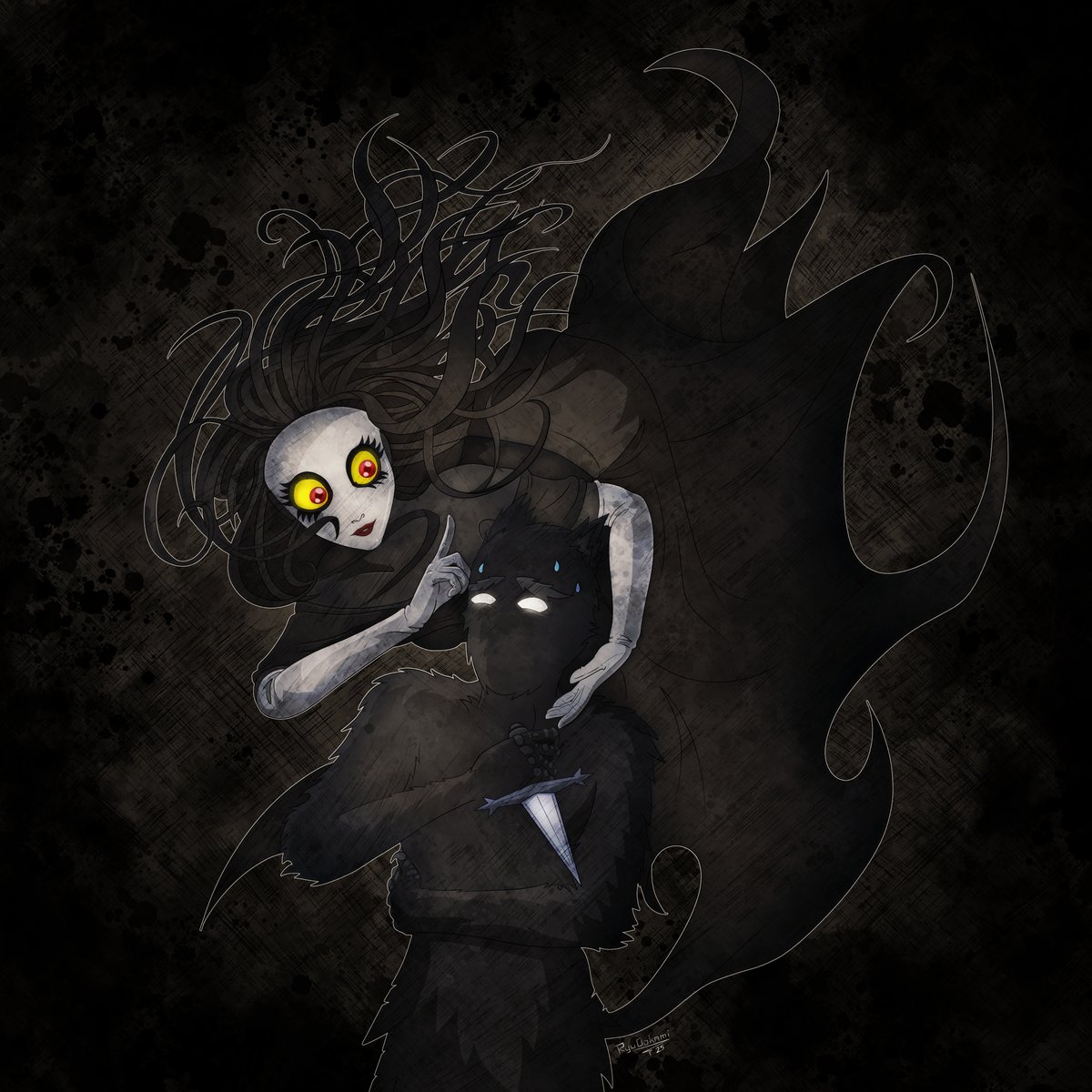 ryu0okami's tweet image. My Entry for Day 13 of #Slaytober2025 / #slaytober of #Slaytheprincess : The Nightmare
Took longer than expected ^^