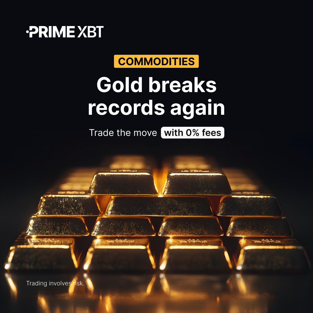 🟨 Each time #GOLD sets a new record, it proves why fundamentals still rule the markets, inflation, policy, and risk sentiment never sleep.

Trade metals with precision and 0% fees.

👉 Start now: eng.primexbt.com/42b0dWh

#PrimeXBT #EmpoweringTraders