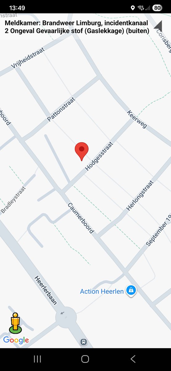 Gaslekkage in Heerlen