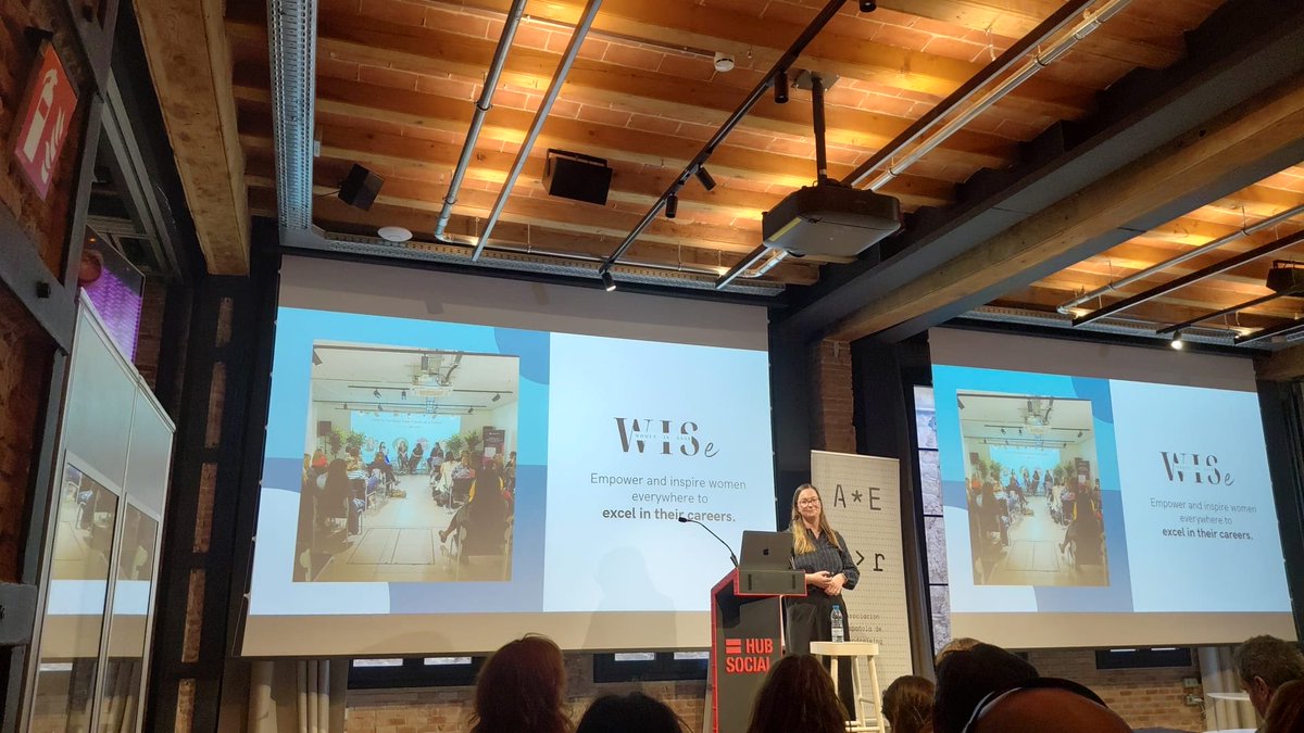 AEFundraising's tweet photo. @fpmaragall @gloriaoliver74 @hubsocialbcn @CCFundacions @Corresponsables Eloise Salisbury reflexiona sobre qué pasaría si hubiera más mujeres en posiciones liderazgo:
✅ Liderazgo diverso genera más satisfacción e innovación
✅ Equipos diversos
✅ Mayor presencia mujeres posiciones liderazgo inspira a siguientes generaciones y rompe barreras #DFH25 https://t.co/HOjYV8y5rs