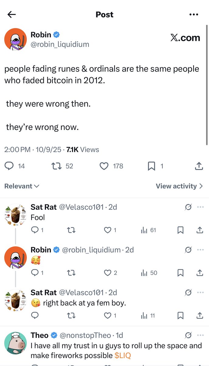 robin_liquidium's tweet image. no matter what they say, i won’t back down.
ordinals and runes are what i live and breath.
