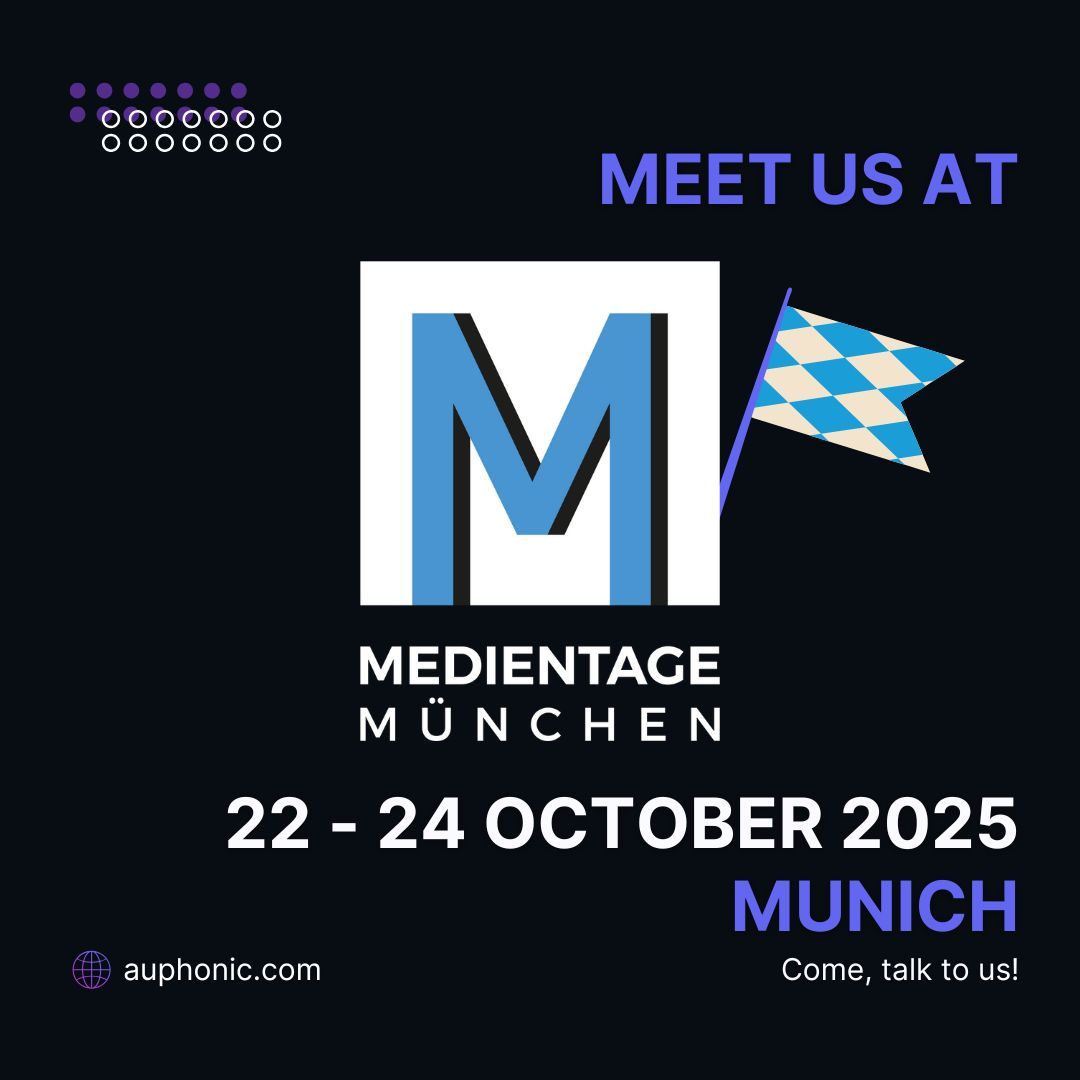 🎧 Auphonic at Medientage München 2025 🎙️

How can AI make audio production simpler, faster, and more accessible - without sacrificing sound quality?

Join our Masterclass:
Audioproduktion neu gedacht – KI für klaren Sound und einfache Workflows
with Christoph Grasser.
