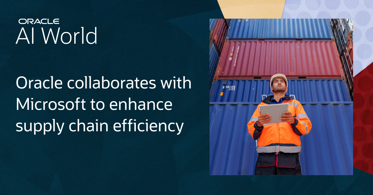 Kalaitweets's tweet photo. Learn how Oracle’s new integration blueprint with Microsoft Azure IoT Operations and Microsoft Fabric will help manufacturers increase visibility, accelerate decision-making, and reduce downtime: https://t.co/BMdQfF1n2Z #SmartOperations #AIWorld https://t.co/QldZD7Yep5