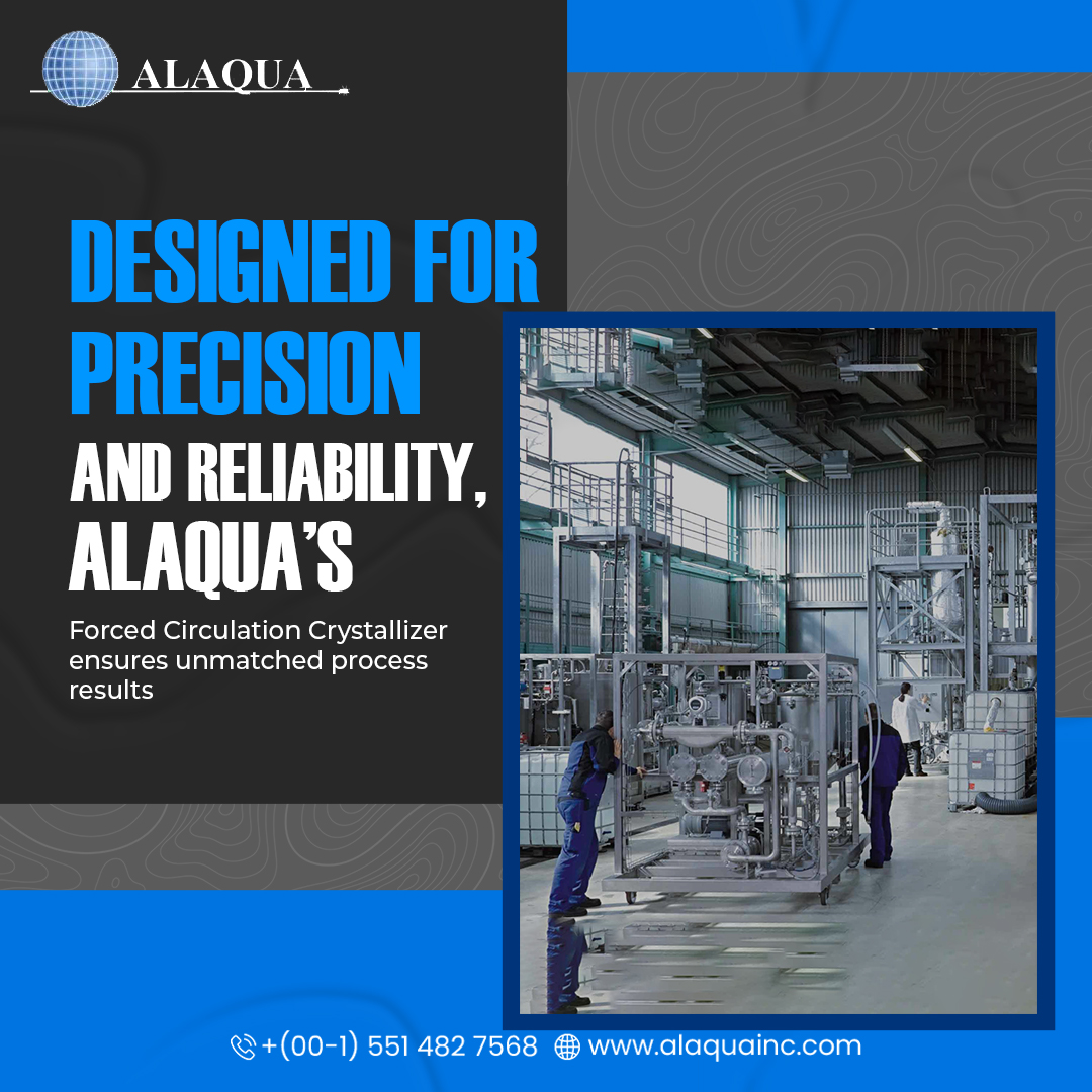 Alaquainc1's tweet image. Maximize precision and efficiency with Alaqua’s Forced Circulation Crystallizer! 🌟
Contact us today at +(00-1)551 482 7568 or visit alaquainc.com
.
.
.
.
#alaqua #forcedcirculationcrystallizer #ProcessOptimization #IndustrialEquipment #PrecisionEngineering #Reliable