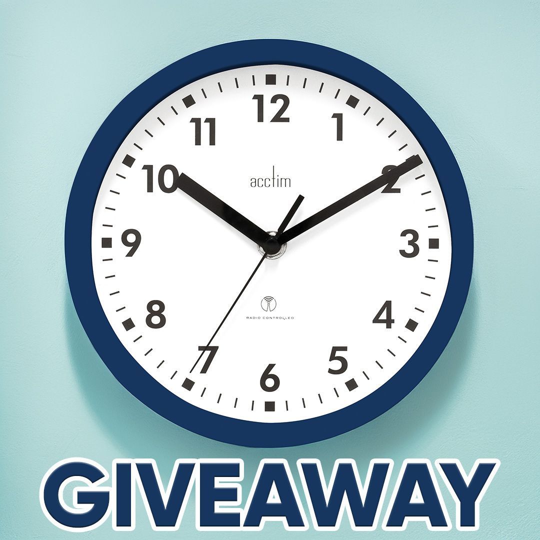 Be in for the chance to win this lovely Acctim Nardo Clock in blue!

One lucky winner should:
👉: Like this post
👉: Follow @hartsofstur

Giveaway ends: 11.59pm on 19.10.25. Winner announced: 20.10.25. UK only, Over 18s only. Visit our website for T&amp;Cs.