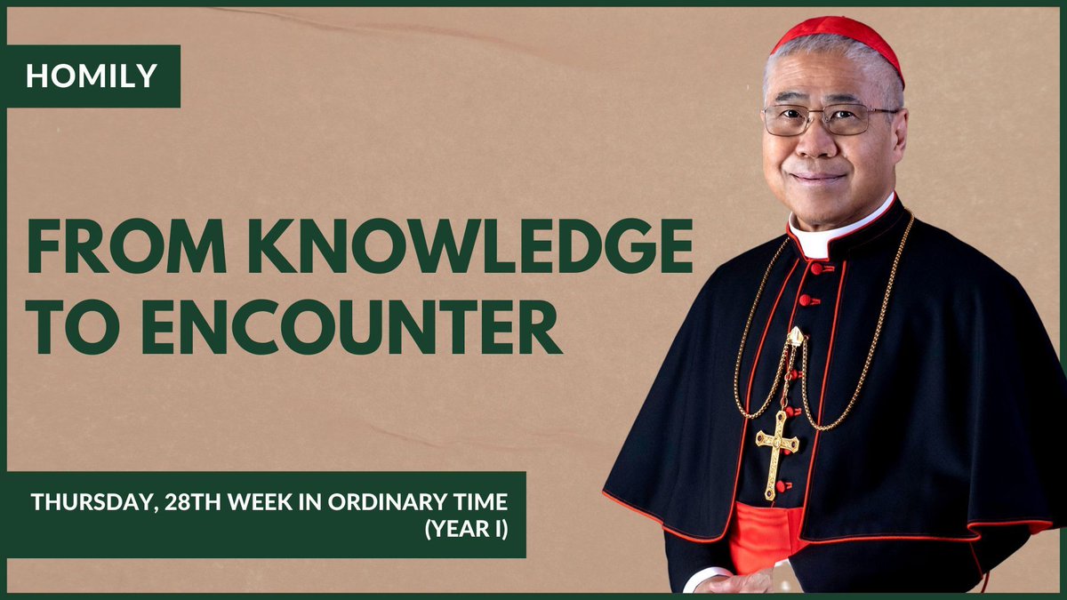 Reflection Question: 
How am I encountering God in my daily life so that I truly know Him, and not just know about Him?

📹 Watch full video: buff.ly/RX8dRVf
🔉 Listen to podcast  buff.ly/wtQKIz6 
📖 Read today's Scripture Reflection: buff.ly/jdf1sJT