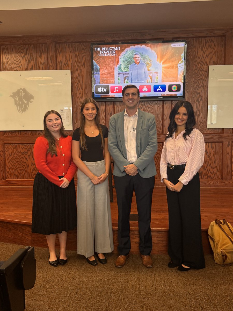 Lion Business Academy was excited to welcome Brooks Igo, publisher of @texaslawbook, to the first meeting of the school year in late September.