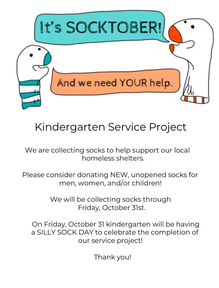wmes111's tweet photo. 🧦 🧦 🧦 It's Socktober!! 🧦 🧦 🧦 
Let's help Kindergarten with their service project for 2025.
Bring socks to the ES office or Kindergarten pod by October 31st.
Last year students collected https://t.co/rtQ0TjrOjK