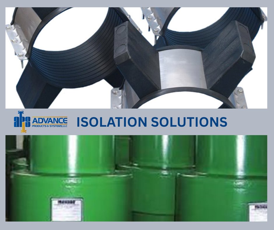FWCorrosion's tweet image. APS Isolation Solutions: IsoJoint® welded joints, flange kits, casing spacers & end seals. Control CP zones, limit stray current & protect assets. Farwest can help specify. #CathodicProtection #CorrosionControl #Pipeline