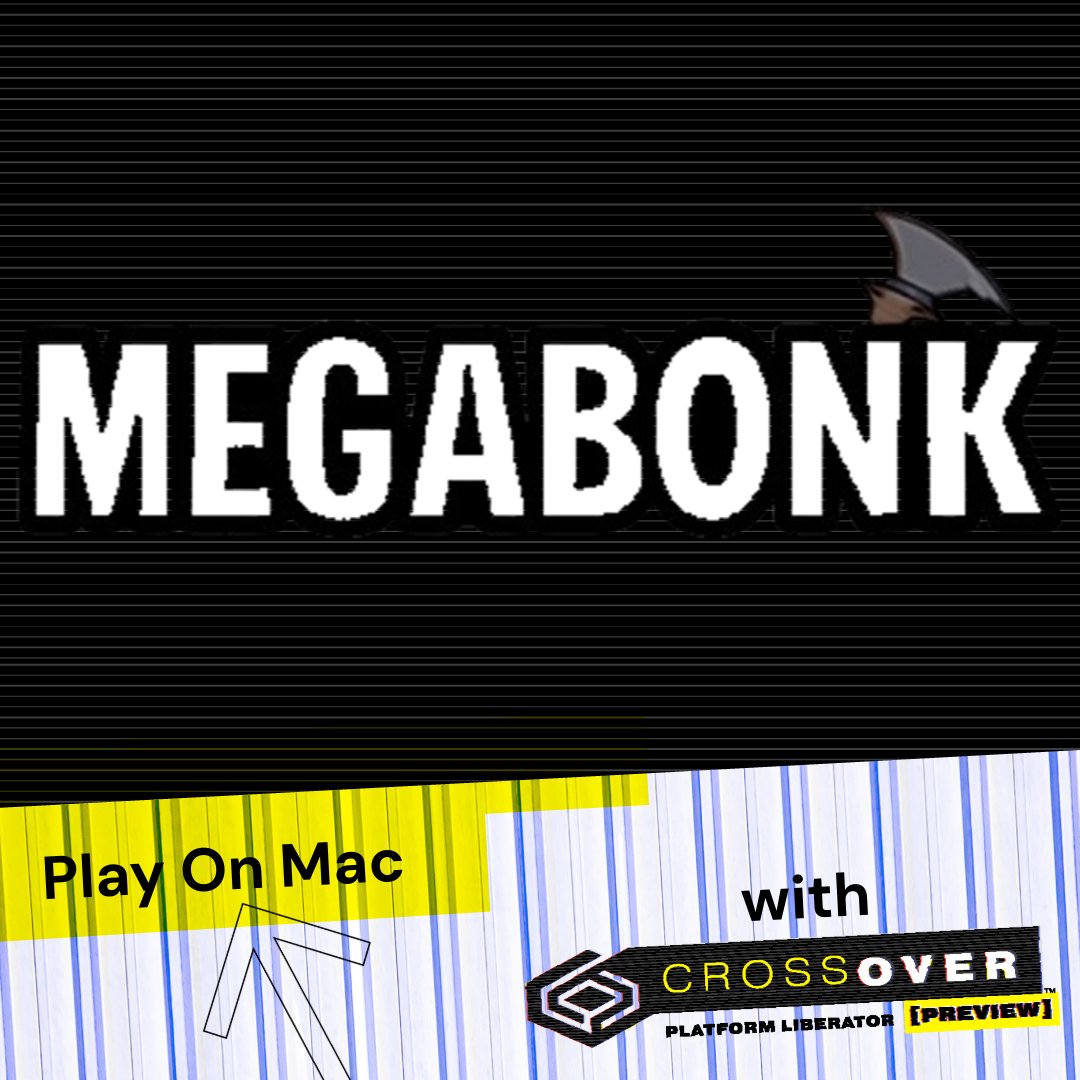 CodeWeavers's tweet image. Warning: Megabonk may cause extreme time loss. Play it in CrossOver Preview, crush enemies, hoard loot, and level up ‘til you forget what sunlight is. Get your bonk on with CrossOver Preview. bit.ly/4laCNIX