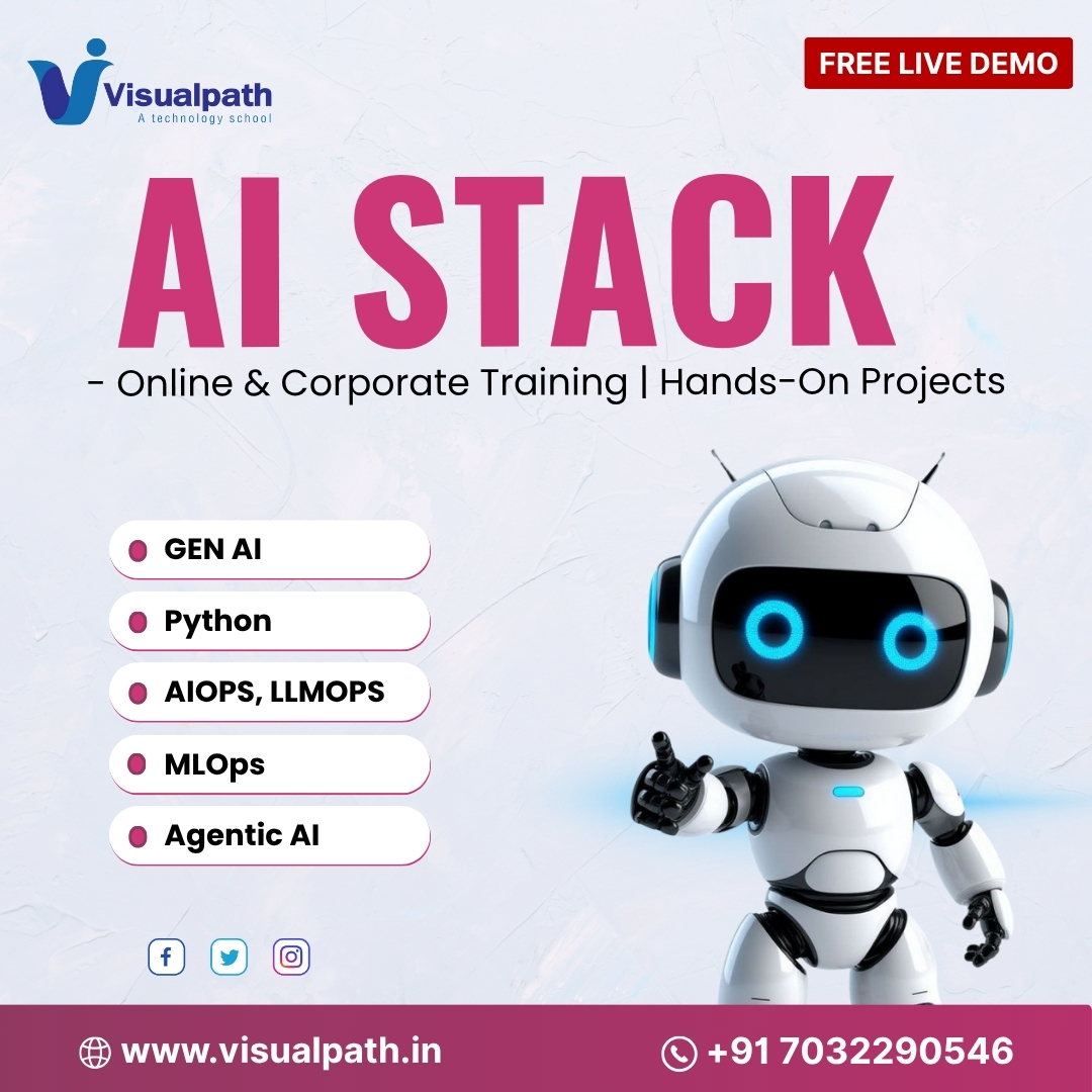 VisualpathPro's tweet image. Boost your AI career with Visualpath’s AI Stack Online Training! 🚀
Learn Gen AI, Python, MLOps, AIOps, LLMOps, and Agentic AI with real-time industry experts.
🌐 Visit Website: visualpath.in/aistack-online…
📞 WhatsApp: wa.me/c/917032290546
#AIStack #GenAI #MLOps #AIOps #LLMOps