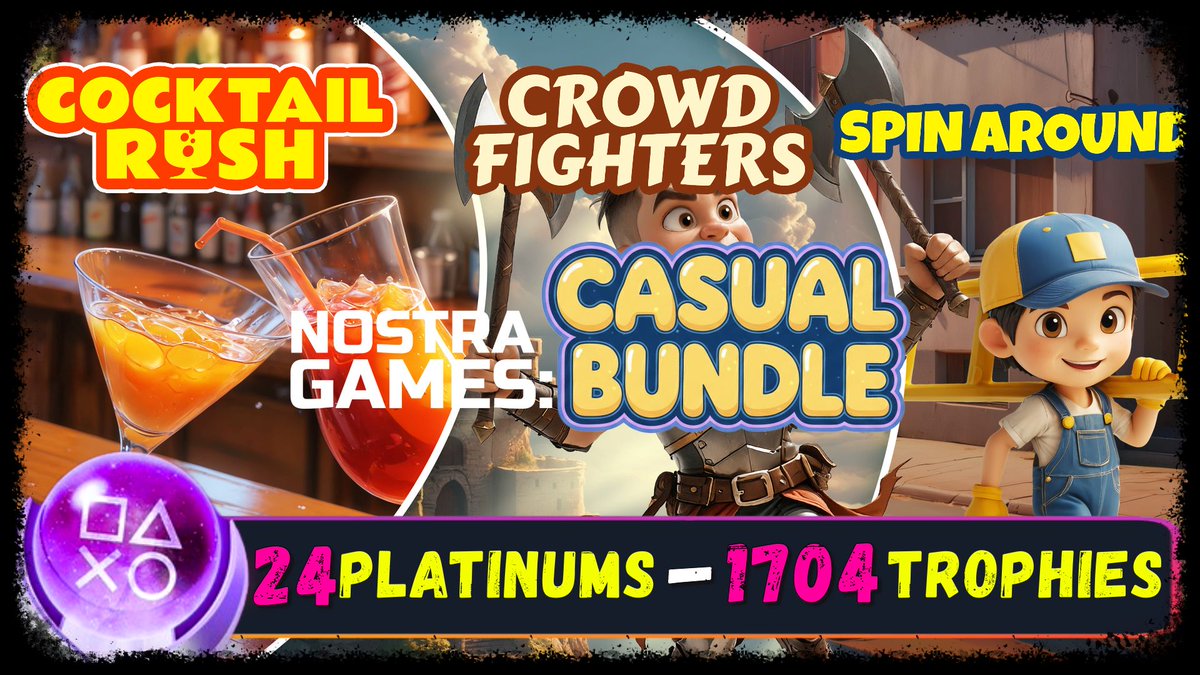 SilentGhost86's tweet image. UNREAL!!! The CASUAL BUNDLE from NOSTRA GAMES - 24 PLATINUMS &amp;amp; 1704 TROP... youtu.be/jdURHewRl5s?si… via @YouTube @nostra_games_ 

#PS4Share #ps4 #PS5Share #PS5 #PlayStationTrophy #EasyPlatinum #TrophyHunter #Review #NostraGamesCasualBundle