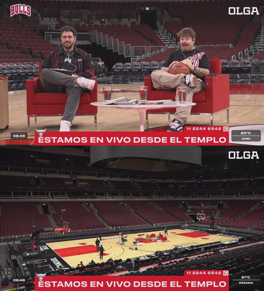 olgaenvivo's tweet photo. AMIGO QUÉ LOCURAAAA!  #OLGAXLOSBULLS

Estamos en vivo desde el estadio de LOS BULLS! No tiene ningun tipo de sentido 🏀🐂

https://t.co/qRnkvj3LSc https://t.co/SoXsNN1bHm