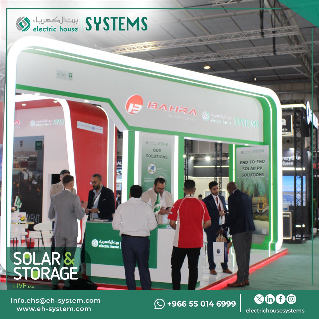 eh_systems's tweet photo. ✨لقطات من ختام اليوم الثاني من معرض  𝐓𝐡𝐞 𝐒𝐨𝐥𝐚𝐫 𝐒𝐡𝐨𝐰 𝐊𝐒𝐀 𝟐𝟎𝟐𝟓
شهدنا تفاعلًا مميزًا واهتمامًا كبيرًا بحلولنا في الطاقة الشمسية وكفاءة الطاقة☀️
نشكر جميع الزوار والشركاء الذين شاركونا هذا الحدث المُلهم، ونتطلع إلى مستقبلٍ أكثر استدامة تحت مظلة رؤية السعودية 2030 https://t.co/GKJDycRDtu