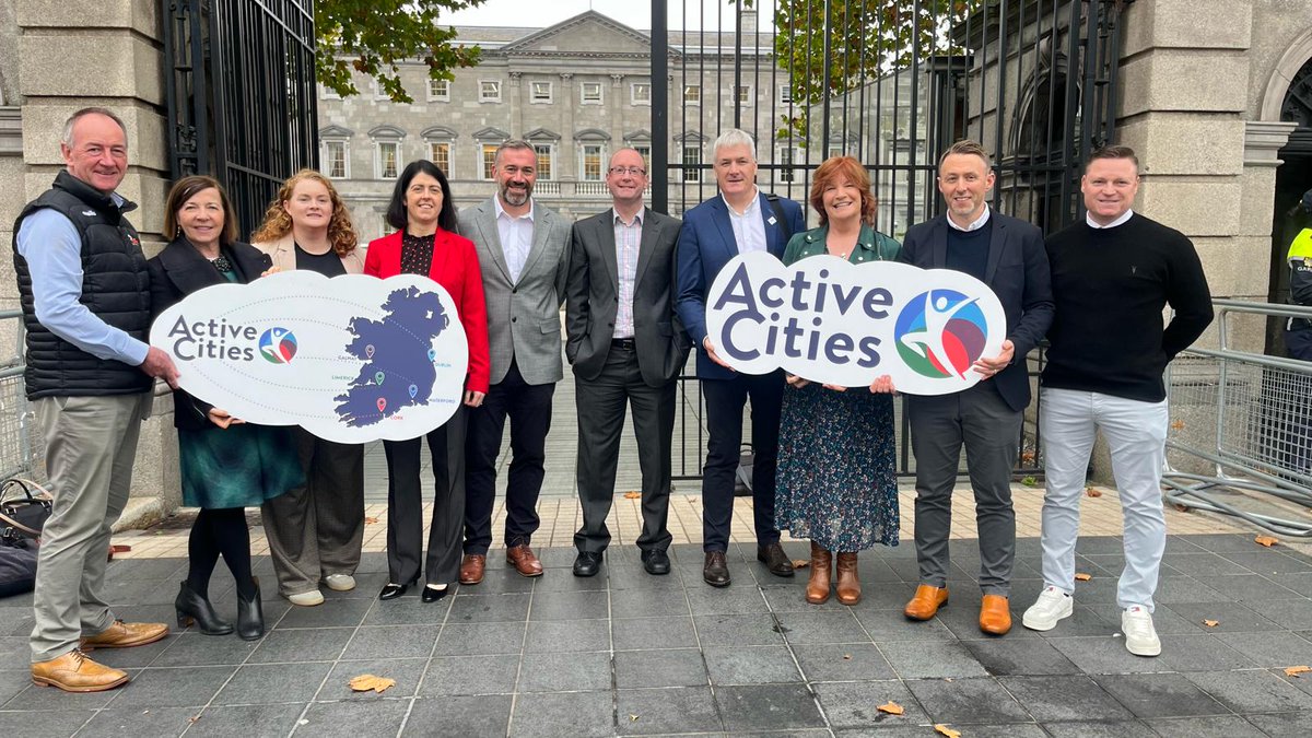 We were delighted to be part of the Active Cites presentation to members of the Oireachtas today. Thank you to Senator Evanne Ní Chuilinn for facilitating the opportunity.
<a href="/EvanneNiC/">Evanne Ní Chuilinn</a> <a href="/sportireland/">Sport Ireland</a> <a href="/DeptCultureIRL/">Department of Culture, Communications and Sport</a>