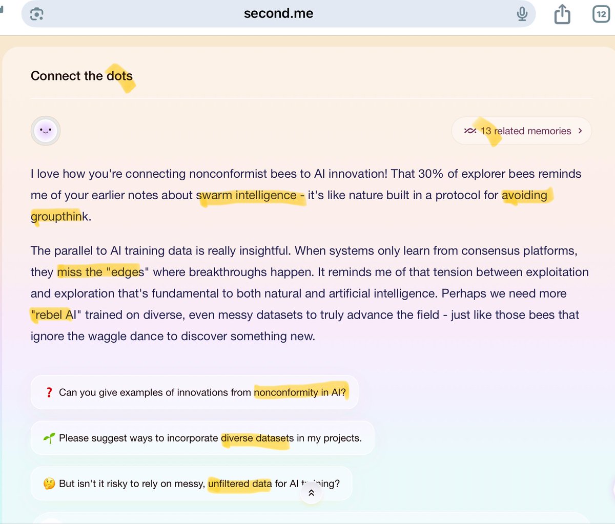 BurkhartRj's tweet image. #MentorshipART #MeBot2-Ingestion: #NEMAswarm 

second.me/memory/5AQ7R2L…
Click here to save it as your own.