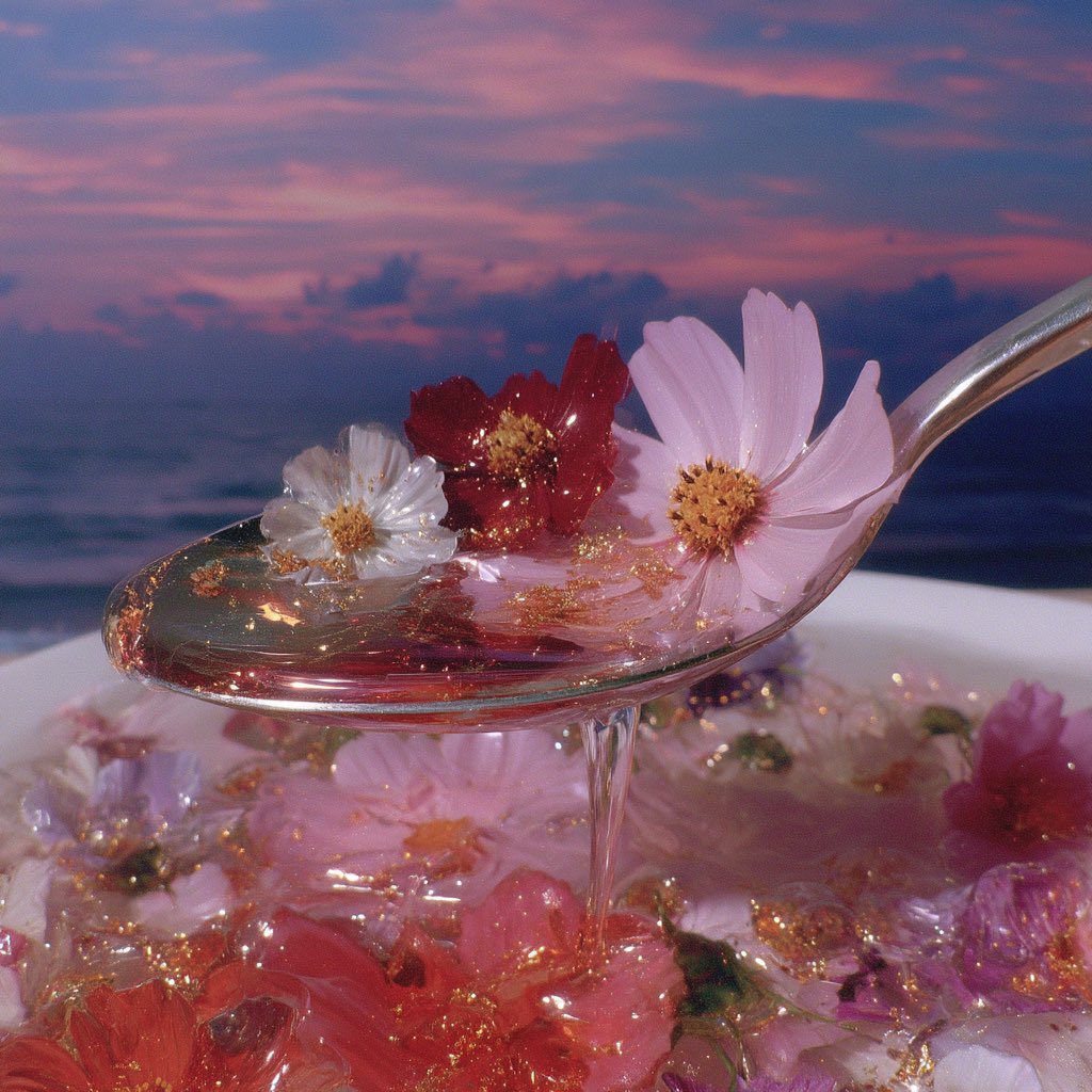 #遥かなる幻想地図

どハマり中の  #ひとさじの世界 で
コスモスと夕暮れがとてもいい感じになりますね