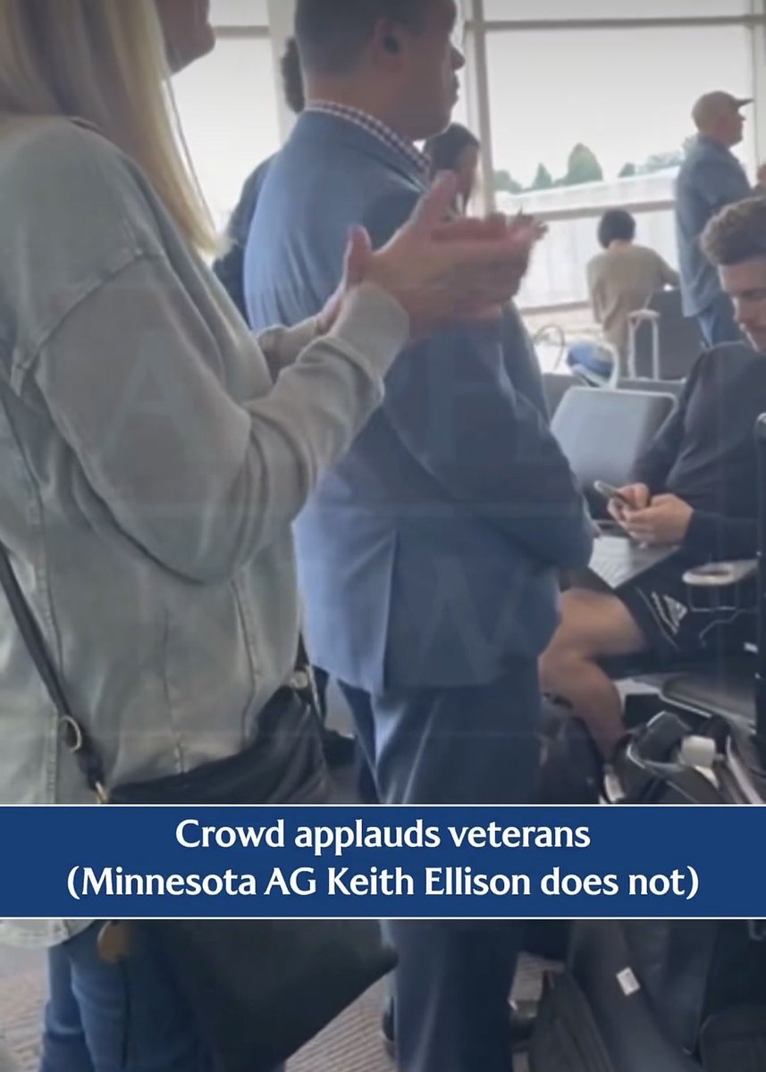 This is what Democrats in power think of our military!  <a href="/AGEllison/">Attorney General Keith Ellison</a> anything to say for yourself?  Not honoring our service members arriving on an honor flight is so disrespectful. #disrespect #Military #POS