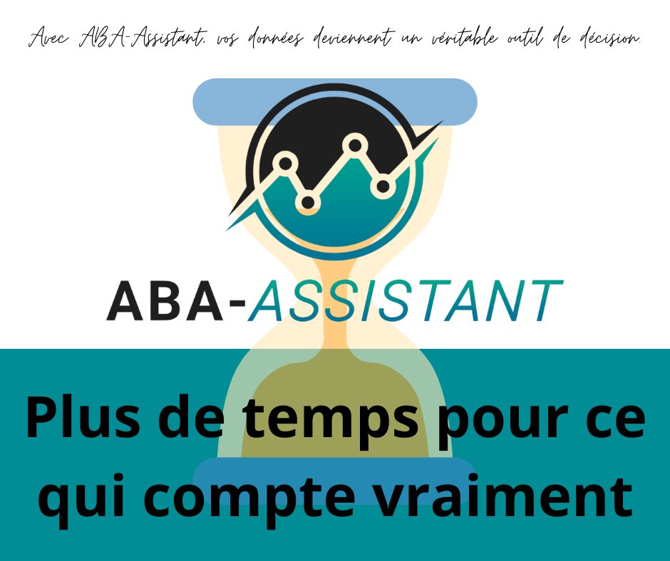 ⏳ Prendre des données à la main = perte de temps et risque d’erreurs.
💻 ABA-Assistant simplifie la collecte : quelques clics, des graphiques automatiques, et plus de temps pour intervenir auprès de vos bénéficiaires.
