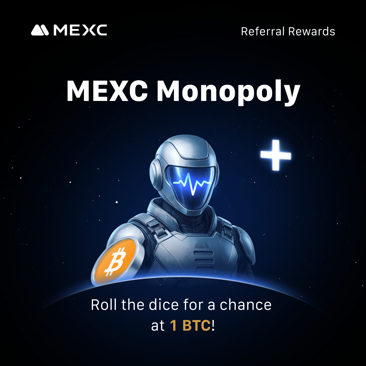 MEXC's tweet photo. 1 $BTC is on the map… can you roll your way to it? 

Play MEXC Monopoly, complete missions, and roll the dice for your shot at crypto rewards every time you play.

🎯 Join the adventure: https://t.co/ftmuFb4g1y https://t.co/k61kbUlLsY