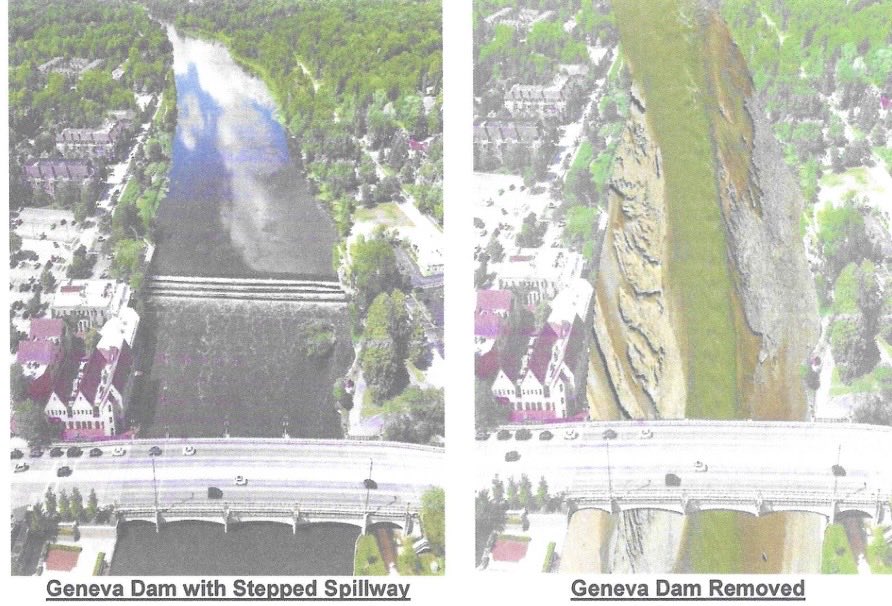 GenevaVoicesIL's tweet image. 🌿 Geneva’s Fox River has the steepest gradient. Dam removal causes severe sediment scouring &amp;amp; rapid river narrowing, with permanent impacts. No other Fox River dam removal compares. Save our ecosystem! #SaveTheEcosystem #GenevaStrong