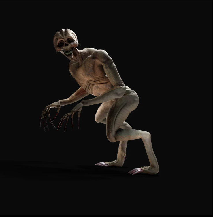 Hanno52's tweet image. monster for a commission #ROBLOX #RobloxDev #3dart #Blender #Zbrush