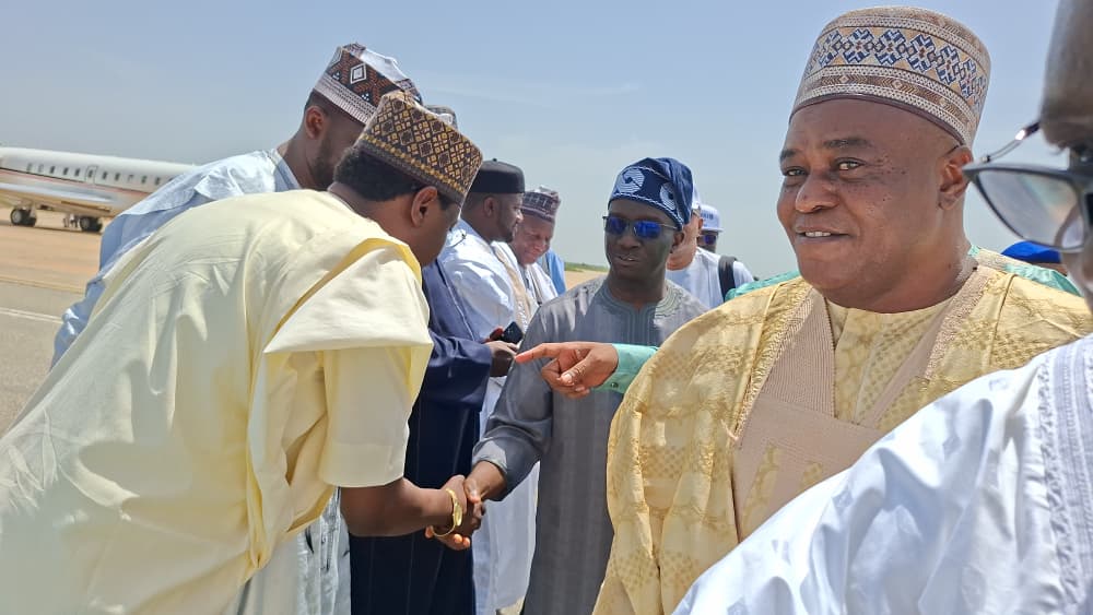 Bandado's tweet photo. EDO GOVERNOR ARRIVES IN KEBBI FOR PROGRESSIVE GOVERNORS FORUM MEETING*

Edo State Governor, His Excellency Monday Okpebholo, has arrived at Sir Ahmadu Bello International Airport, Birnin Kebbi, ahead of the Progressive Governors Forum meeting in Kebbi State. https://t.co/X6pU2yd2PP