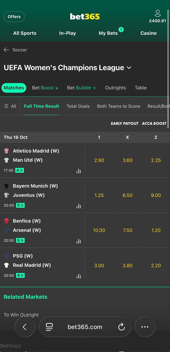 DailyBettingPot's tweet image. ⚽️ MAX BET

I am EXTREMELY confident

My bot will send to everyone who 𝗟𝗜𝗞𝗘𝗦 ,RT+ 𝗖𝗢𝗠𝗠𝗘𝗡𝗧𝗦
(must be following @DailyBettingPot)