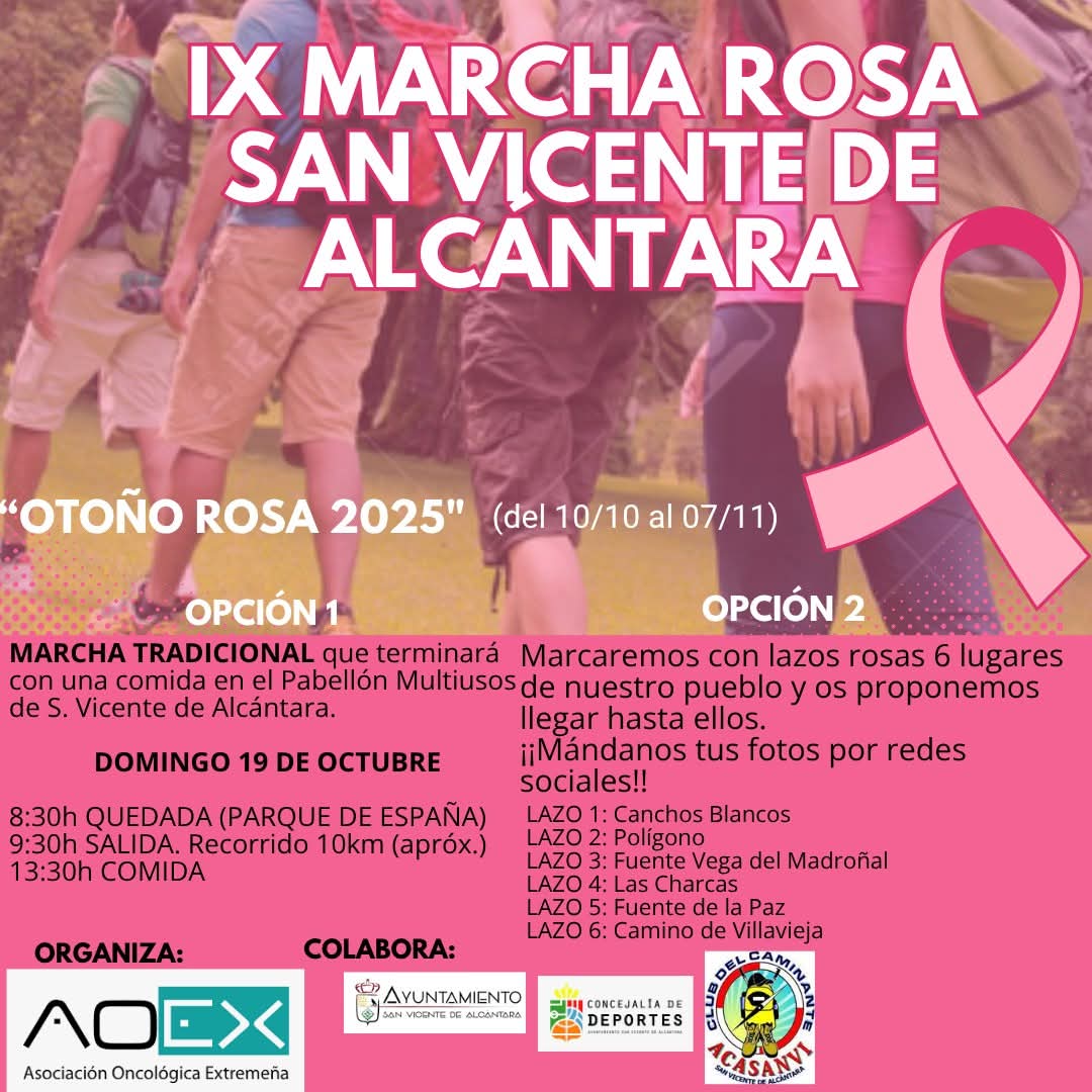 En octubre llega el otoño🏞🍂🍁y las 🚶‍➡️🚶‍♀️‍➡️marchas 🎀! 
📍San Vicente de Alcántara 
#DINAMIZACIONDEPORTIVA
#deporteysalud
#ociosaludable 
#naturalezaydeporte